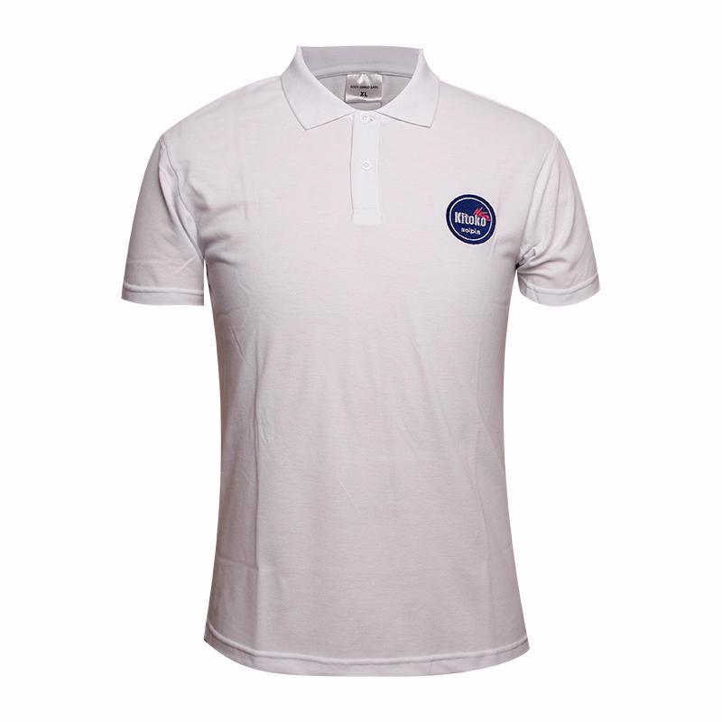 polo style shirts with flat knitted collar and cuff