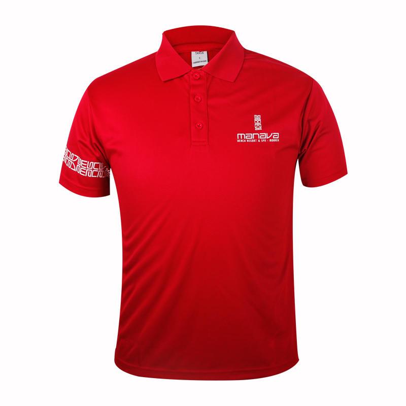 男士印花速干Polo衫定制企业logo
