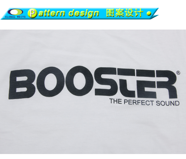 男士短袖圆领白色T恤