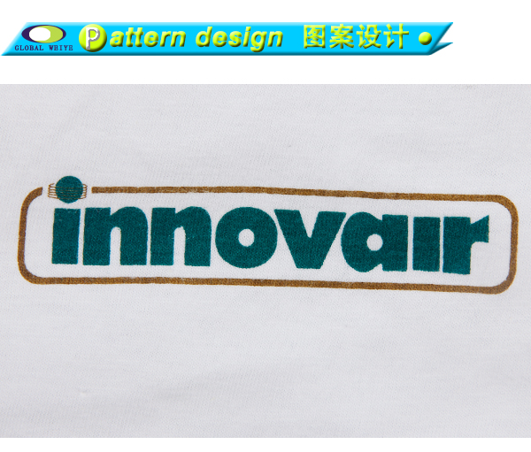 公司活动印花男士短袖圆领白色T恤