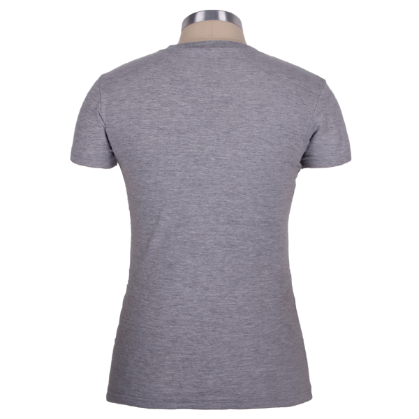 广告衫女士蝙蝠印花V领T恤衫定做