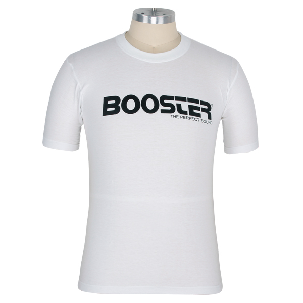 男士短袖圆领白色T恤