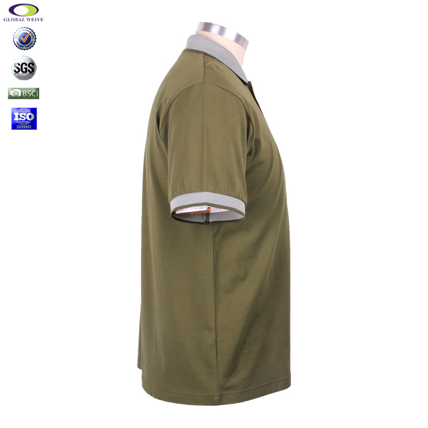 广告宣传男士翻领刺绣Polo衫定做