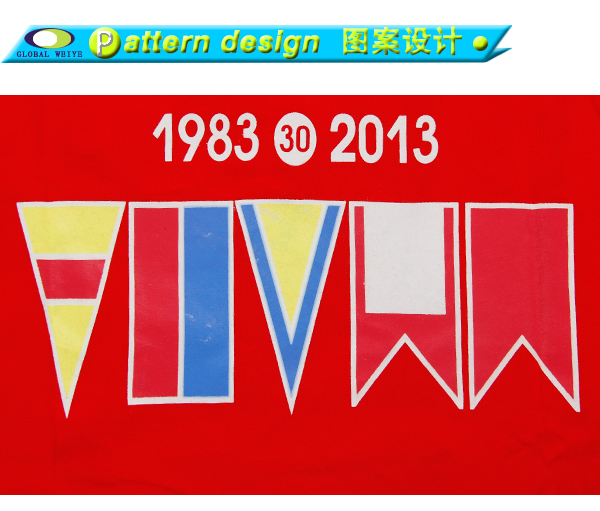 俄罗斯宣传活动男士红色圆领T恤定做