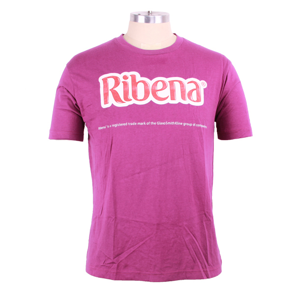 公司品牌宣传印花男士圆领T恤