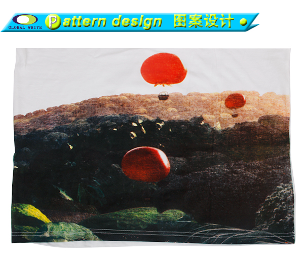 男士秋季员工服白色长袖圆领印花T恤