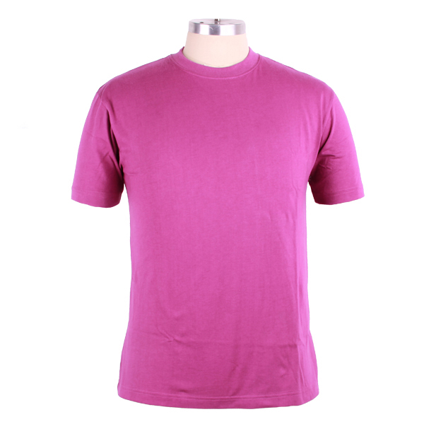 广告宣传男士圆领后背印花T恤衫定制