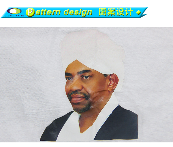 广告宣传白色男士圆领印花T恤衫定制