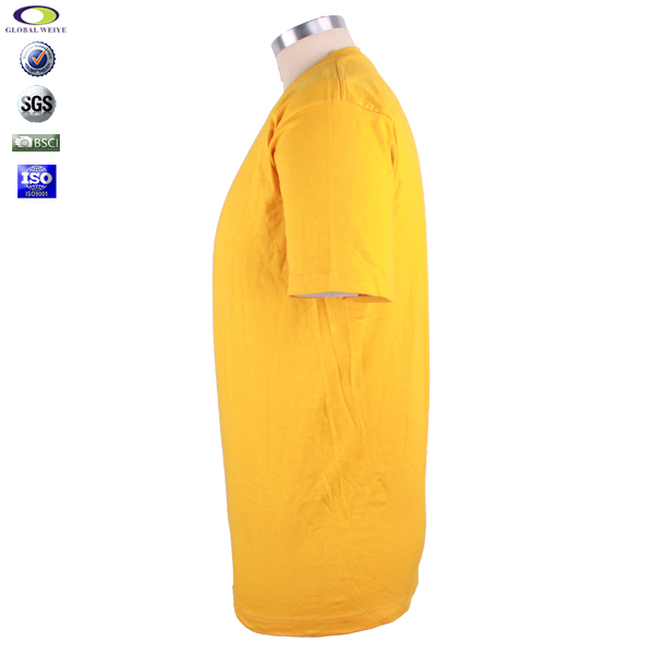 高性价比团体活动黄色圆领短袖T恤