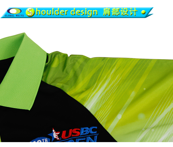 定制团体POLO衫全涤插肩绣花logo