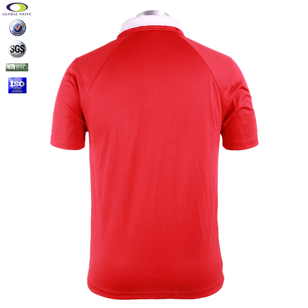 定做双领插肩POLO衫男短袖无logo光身