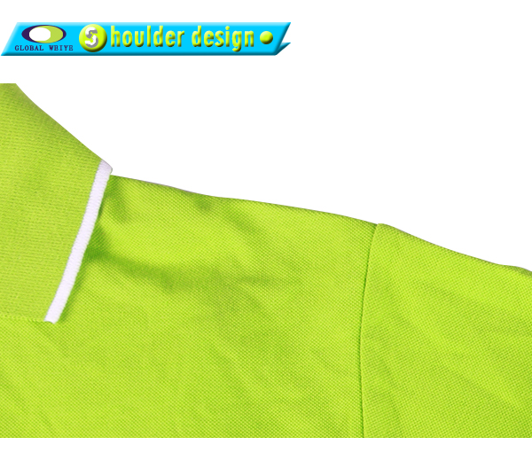 定制V领POLO衫男短袖绣花logo