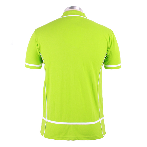 定制V领POLO衫男短袖绣花logo