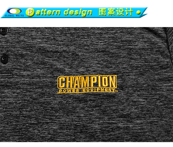 定制尼龙拉架POLO衫男式短袖深花灰