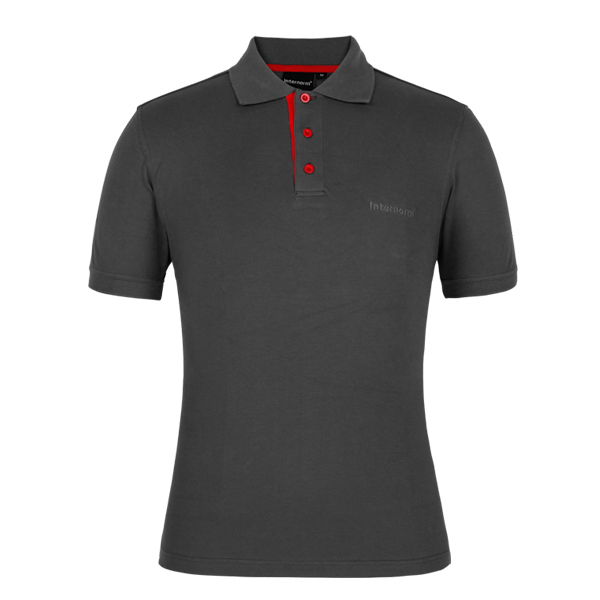 定制团体工装灰色POLO衫男式短袖绣花ogo