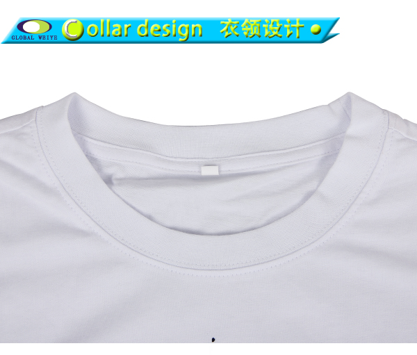 游戏宣传男士白色前后印花圆领短袖T恤衫