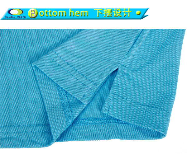 定制涤棉CVC口袋POLO衫男式短袖刺绣ogo