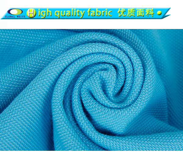 定制涤棉CVC口袋POLO衫男式短袖刺绣ogo