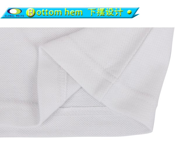 定做绣花全棉长袖polo衫男士翻领T恤衫