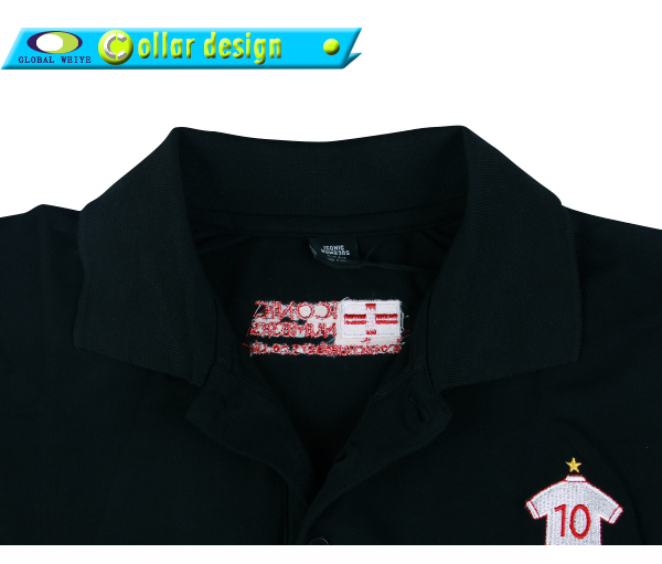 品牌polo衫工厂定制高端黑色商务男装