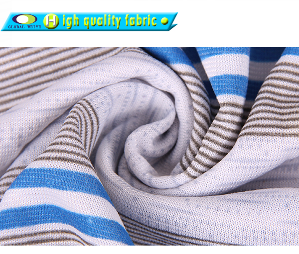 100%棉条纹polo衫定制口袋织章男装