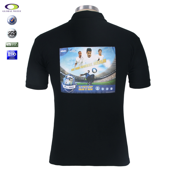 广告足球世界杯polo衫男士短袖定制热转印logo