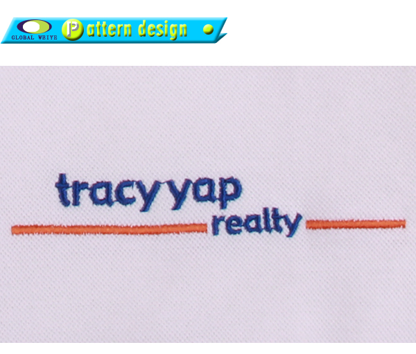 定制女士白色异色领polo衫翻领短袖T恤衫