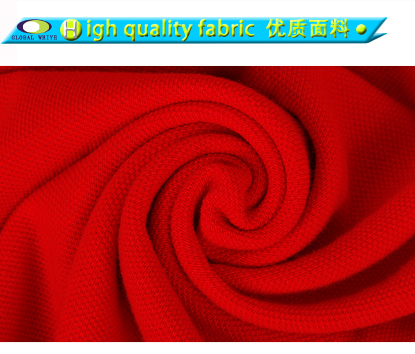 100%棉中国红polo衫工厂定制3M绣花