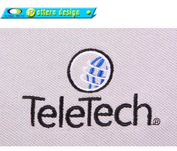 定做女士polo衫Y领刺绣logo短袖T恤衫