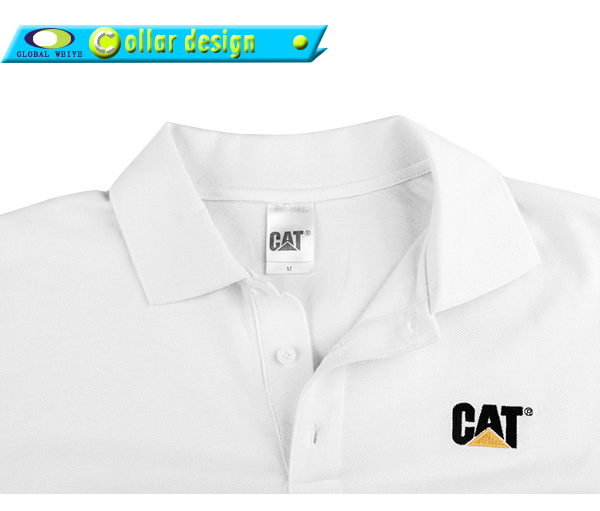 100%棉PK面料定制高档polo衫品牌绣花logo