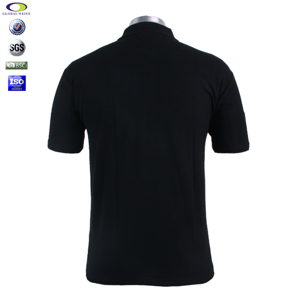 定制黑色企业文化衫商务polo衫男工装