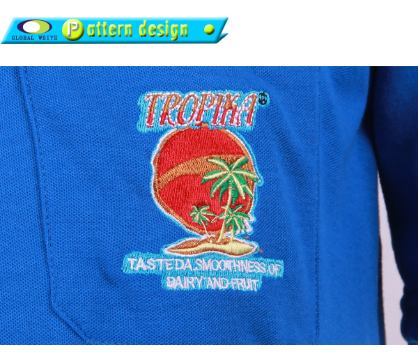 定制深蓝色广告文化衫polo衫男士短袖绣花logo