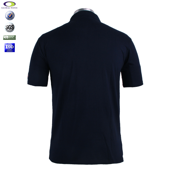 定制黑色企业文化衫广告polo衫男工装