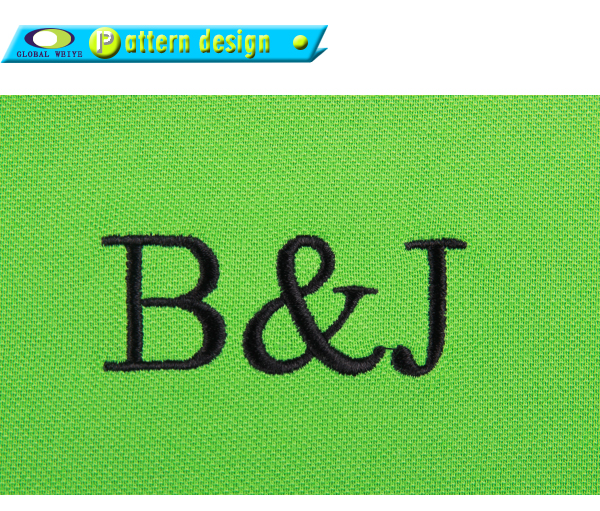 定制BJ绿色高档polo衫男装品牌绣花