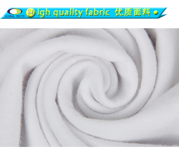 女士白色圆领短袖T恤衫定制印logo