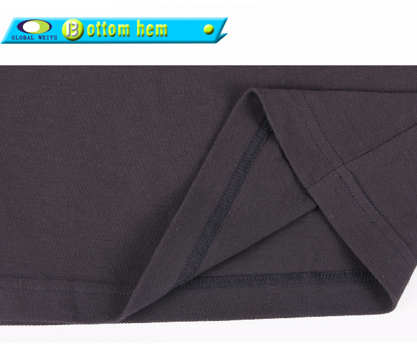 100%棉咖啡色polo衫男装短款定制小绣花logo