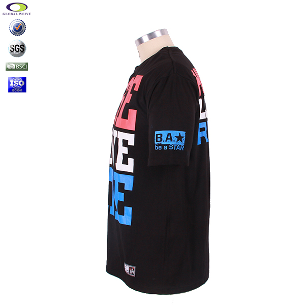 品牌男士T恤圆领短袖大印花logo