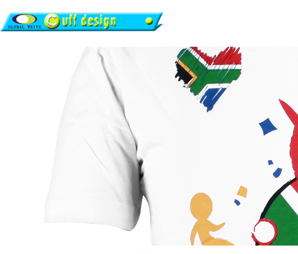 定制圆领T恤衫印花短袖世界杯异色领男士上衣