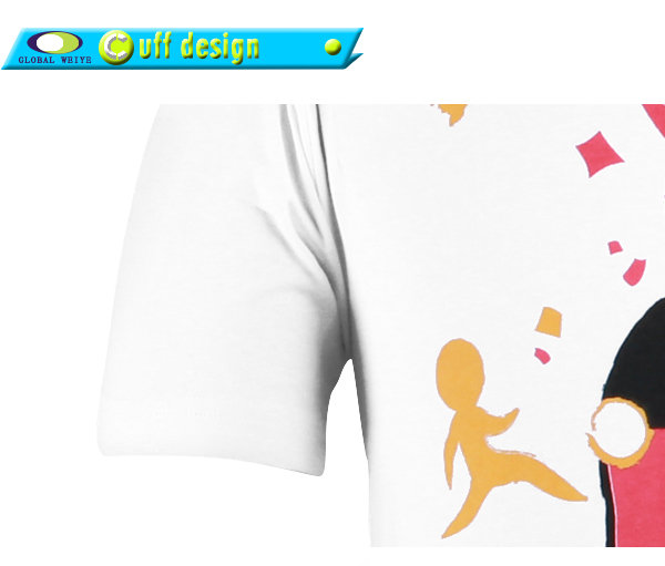 男士纯棉圆领套头T恤衫印花短袖世界杯异色领上衣定做