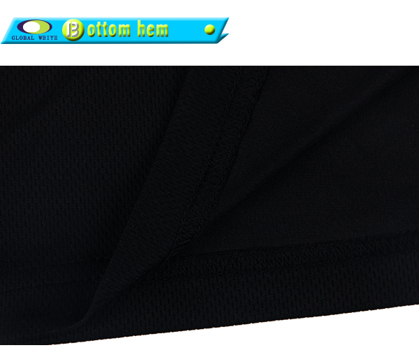 订制男士全涤V领印花T恤衫篮球运动服套头短袖