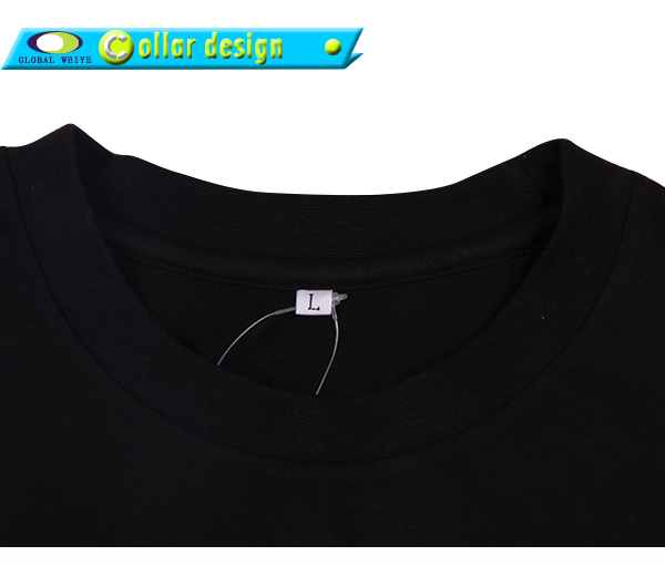 定做黑色团体工作服圆领短袖定制印logo广告宣传T恤衫订制