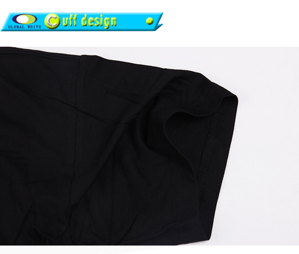 男士广告宣传衫黑色人物烫画圆领短袖T恤衫定制厂家