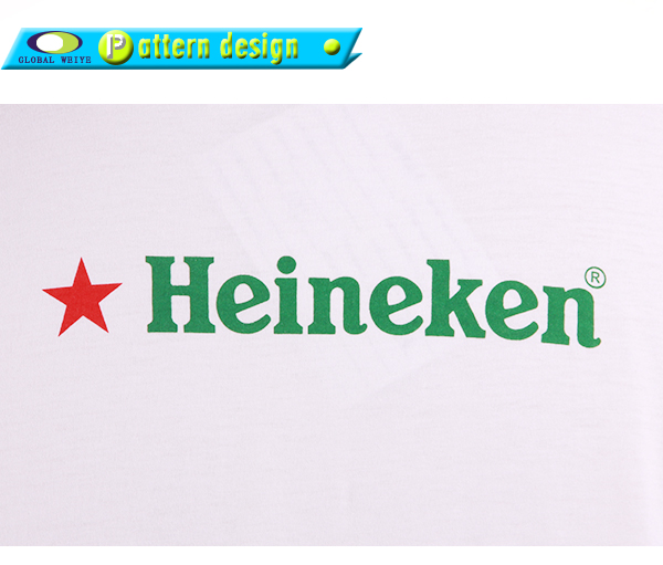 男士团队广告宣传衫圆领印花白绿拼接短袖T恤衫工作服定制厂家