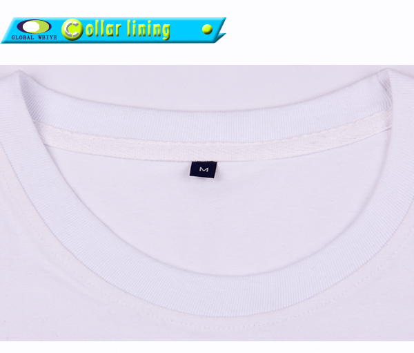 订制男士白色团队广告宣传衫圆领短袖T恤衫定制