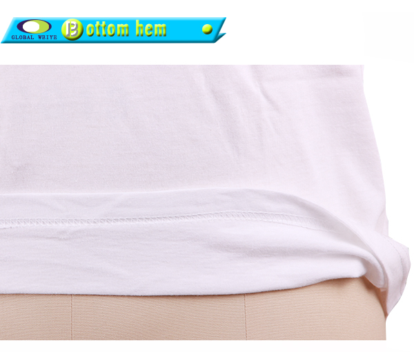 订制男士白色团队广告宣传衫圆领短袖T恤衫定制