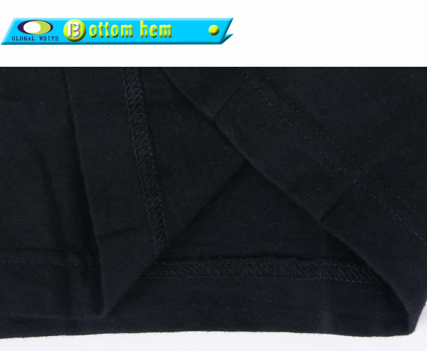 男士广告宣传衫深蓝色印花圆领短袖打底恤衫定制