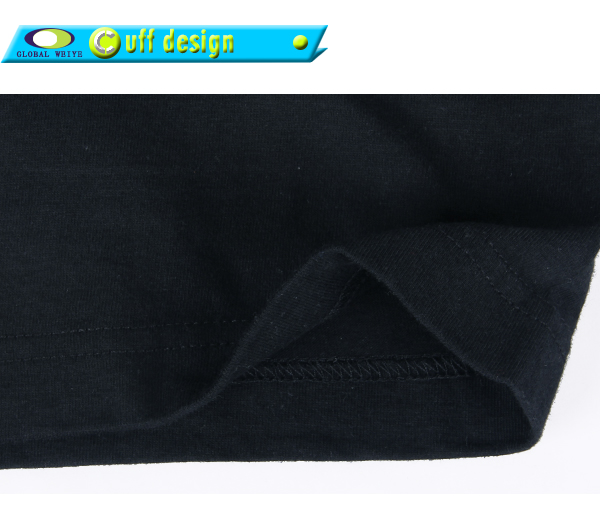 男士广告宣传衫深蓝色印花圆领短袖打底恤衫定制