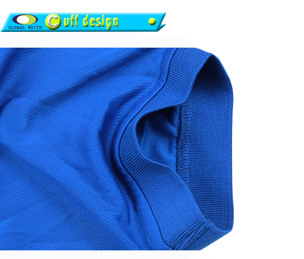 男士全涤深蓝色空白插肩POLO衫翻领短袖T恤衫定制工厂