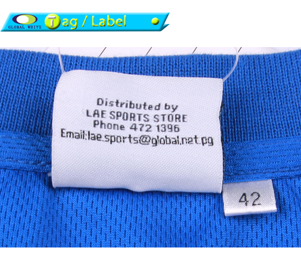 男士蓝色翻领空白插肩袖Polo衫全涤网眼运动短袖T恤衫定制