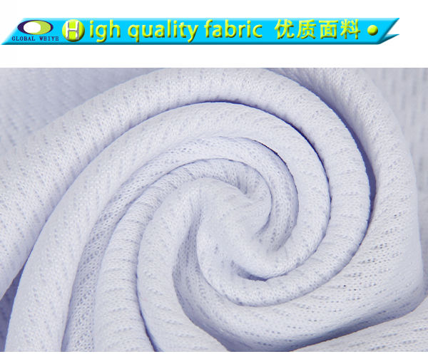 男士白色异色领全涤印花宣传主题短袖T恤衫订制工厂